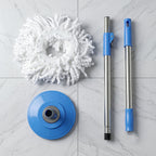 360 Rotate Spin Mop Effortless Floor Cleaning with Stainless Steel Handle - Detail View 8