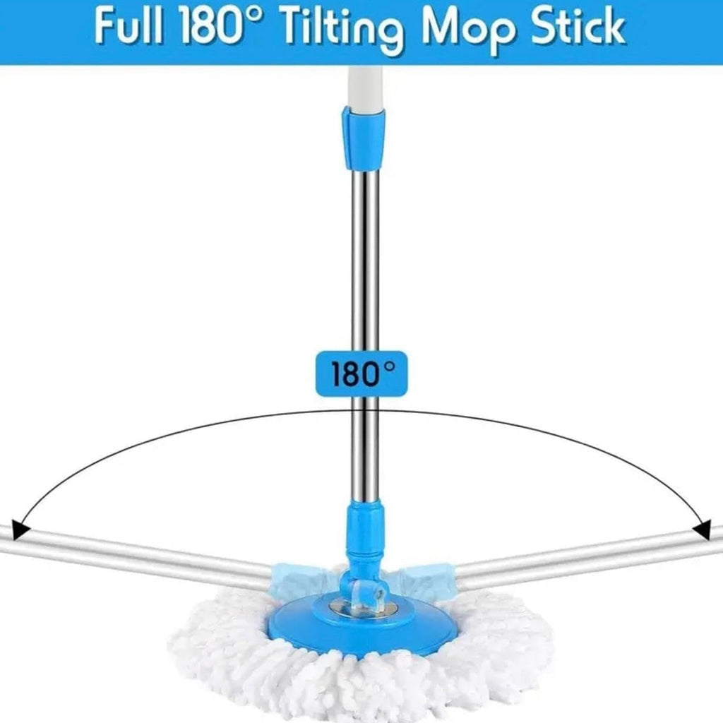 360 Rotate Spin Mop Effortless Floor Cleaning with Stainless Steel Handle - Detail View 7