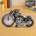 ALVENZA Motorcycle Alarm Clock – Stylish Analog Table Clock for Home Decor
