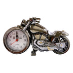 ALVENZA Motorcycle Alarm Clock – Stylish Analog Table Clock for Home Decor