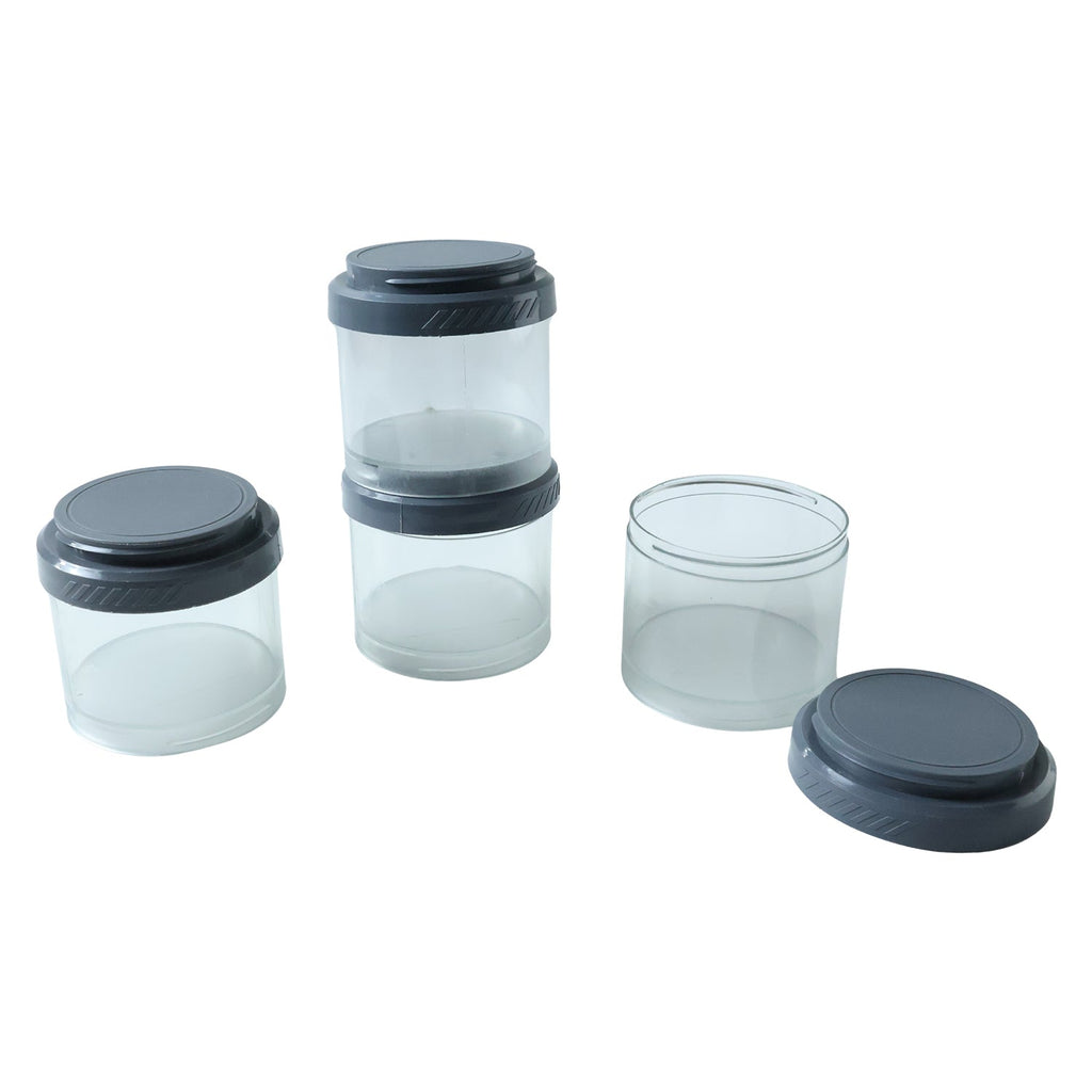 Stackable Storage Container Set Space Saving & Modular Design - Detail View 5