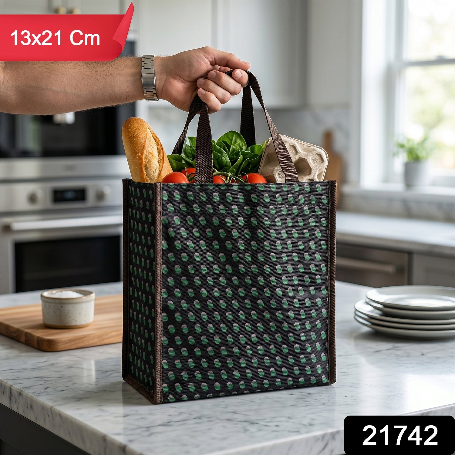 Reusable Multipurpose Carry Bag Eco-Friendly & Durable for Daily Use - Side View