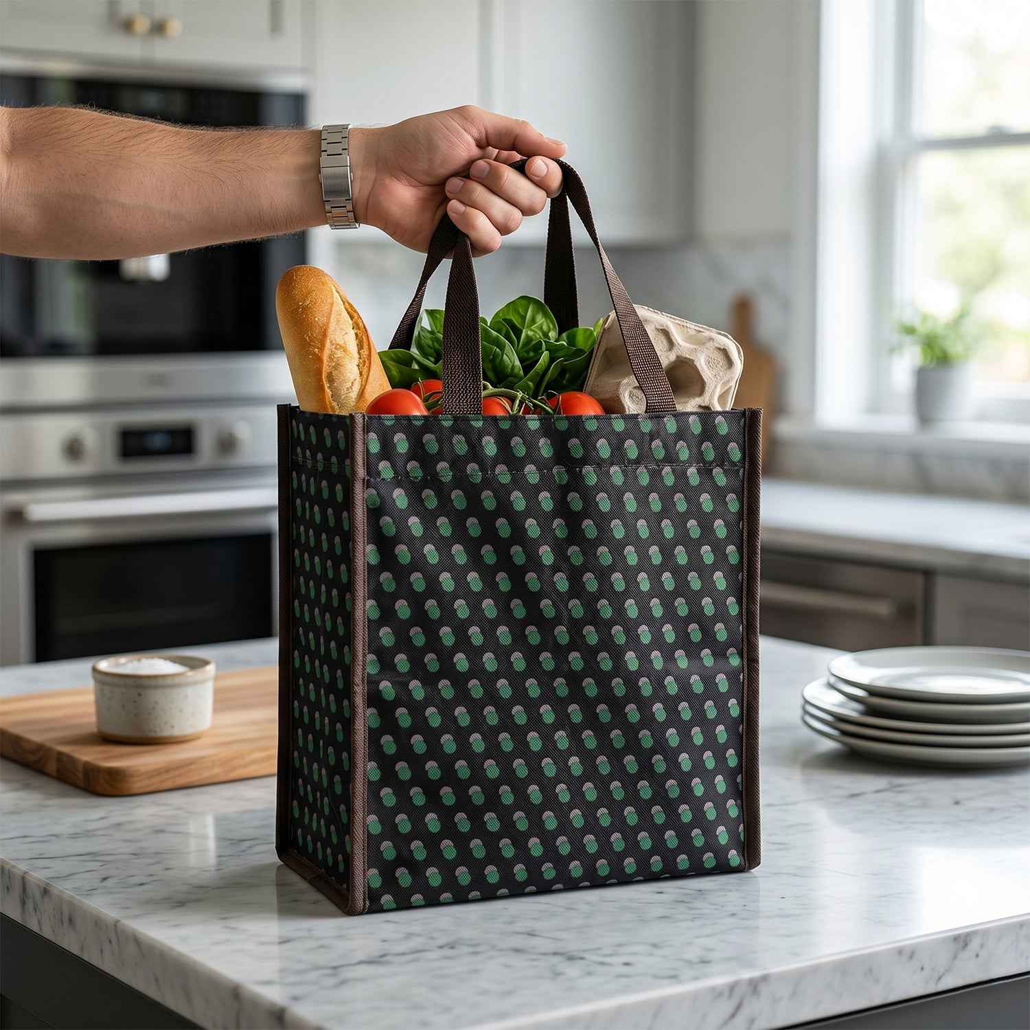 Reusable Multipurpose Carry Bag Eco-Friendly & Durable for Daily Use - Front View