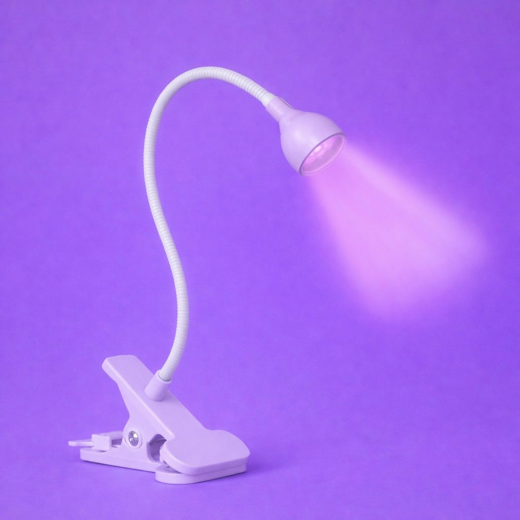 UV LED Lamp for Gel Nails – Flexible Clip-On Design