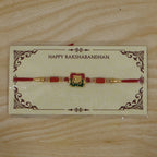 ALVENZA Ganesha Rakhi, Elegant Designer Thread for Raksha Bandhan
