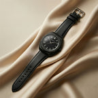 Men's Octagonal Watch – Stylish Black Leather Strap Timepiece