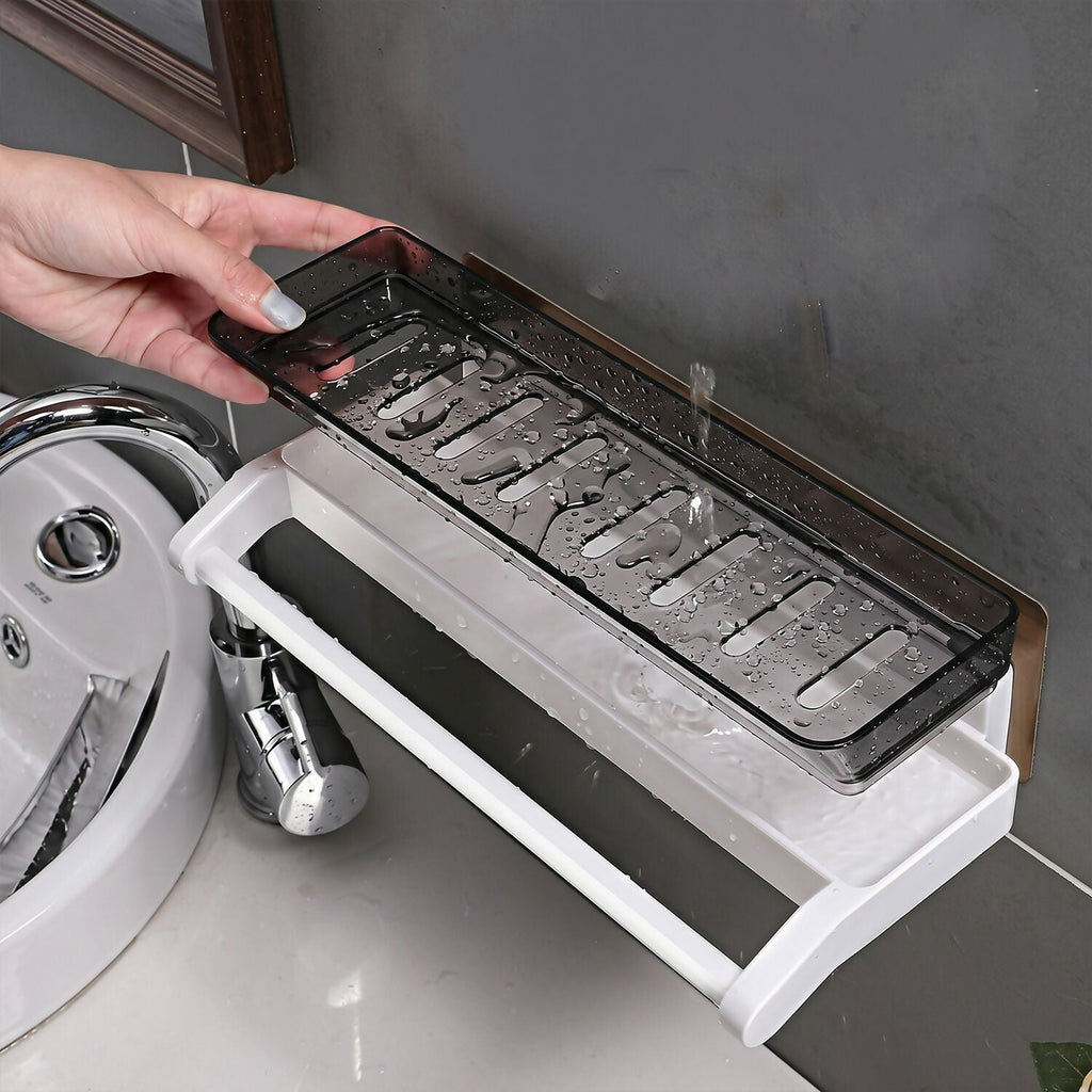 ALVENZA Wall-Mounted Bathroom Shelf – Space-Saving & Durable Organizer