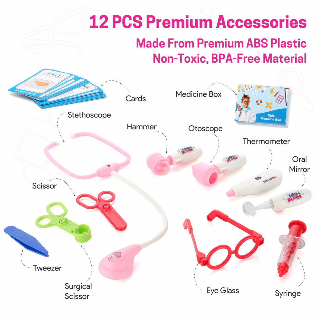 ALVENZA Kids Doctor Set – Realistic, Fun & Educational Play Kit
