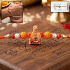 ALVENZA Pramukh Swami Maharaj Devotional Rakhi – Traditional Brother Gift