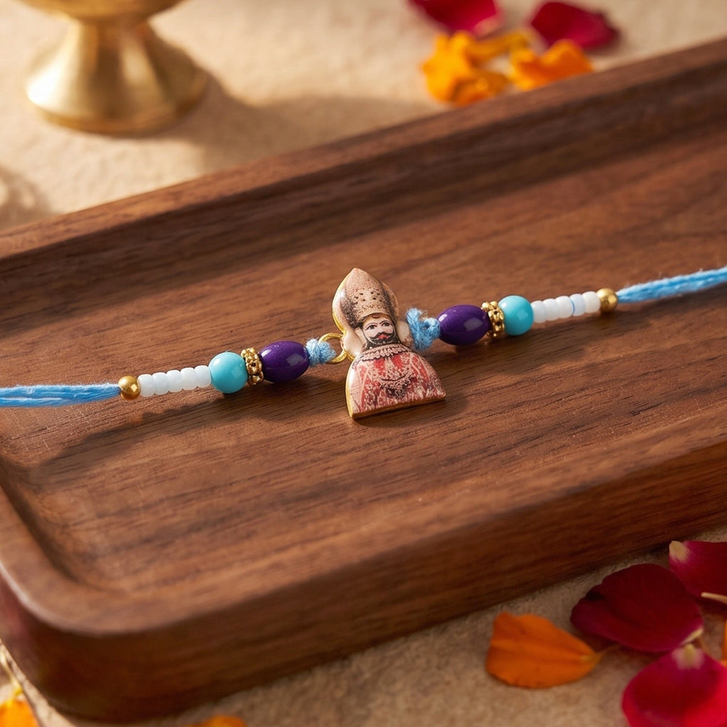 ALVENZA Khatu Shyam Ji Devotional Rakhi – Symbol of Love & Protection
