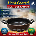 ALVENZA Non-Stick Cookware Set – Hard-Coated Surface for Durable Cooking