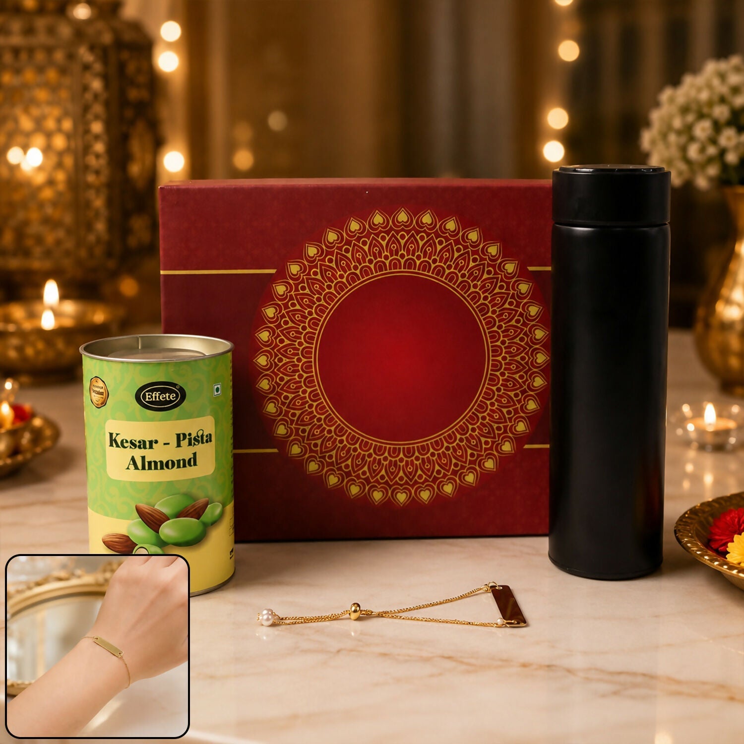 ALVENZA Festive Rakhi Gift Set - Stylish, Practical & Celebratory