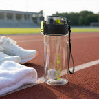 ALVENZA KOLORR Leakproof Sports Sipper Water Bottle with Straw & Lock Lid (630ML)