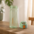 ALVENZA KOLORR Leakproof Flip-Top Sports Water Bottle with Straw for Gym Use (630ML)