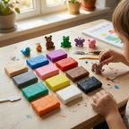 ALVENZA Modelling Clay Kit for Kids – Vibrant Colors & Creative Fun