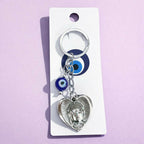 ALVENZA Buddha Evil Eye Keychain – Protective Spiritual Accessory