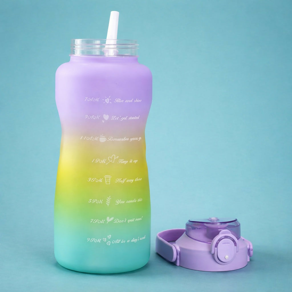ALVENZA Motivational Water Bottle – Handy Time Marker & Leakproof Design