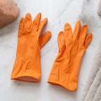 Reusable Rubber Cleaning Gloves Waterproof & Durable for Kitchen - Detail View 6