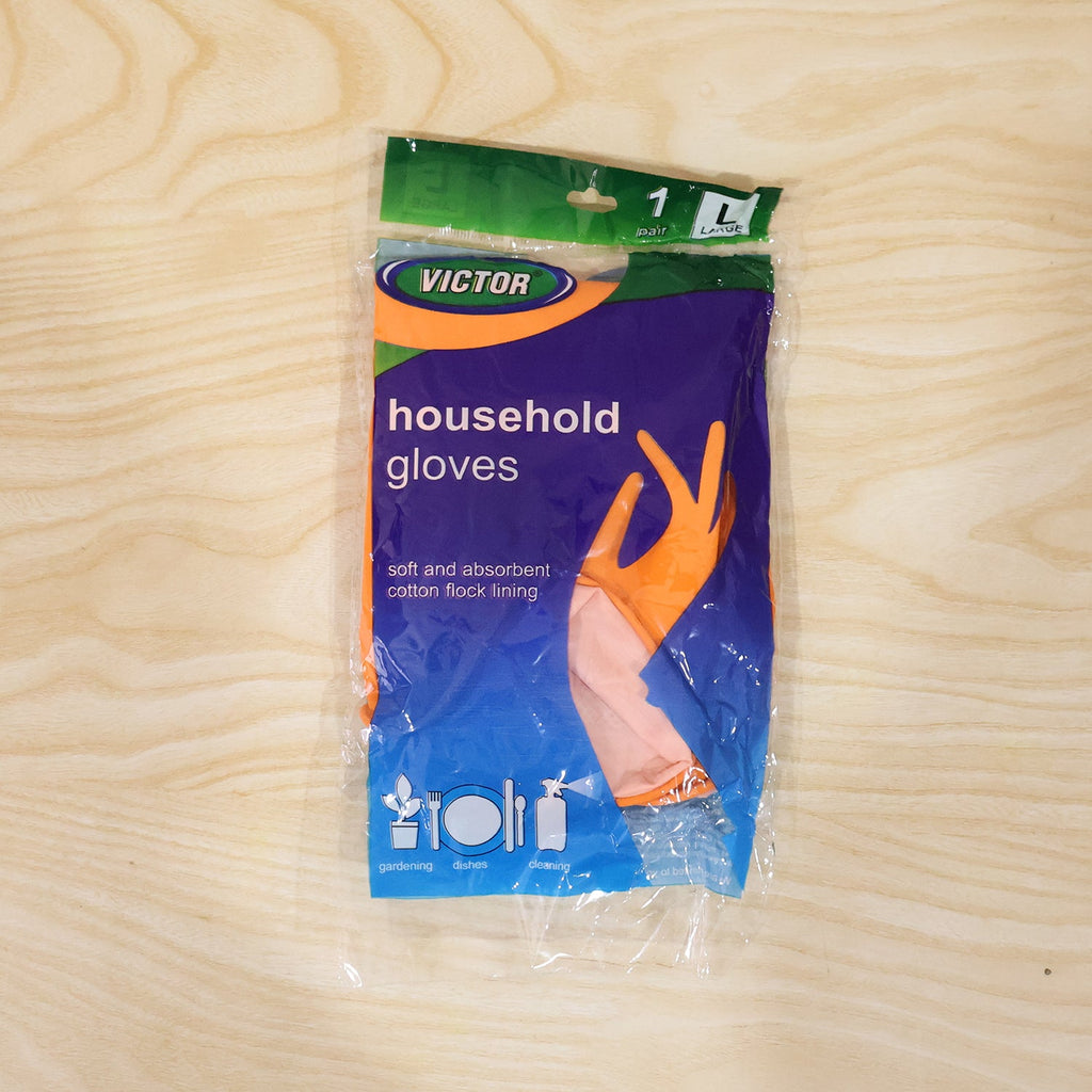 Reusable Rubber Cleaning Gloves Waterproof & Durable for Kitchen - Detail View 8