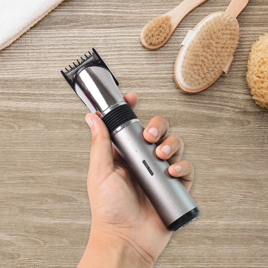 Rechargeable Hair Trimmer for Men – Adjustable Comb & Cordless