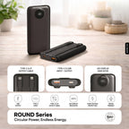 ALVENZA Power Bank – 10000mAh Capacity with 33W Fast Charging and Digital Display