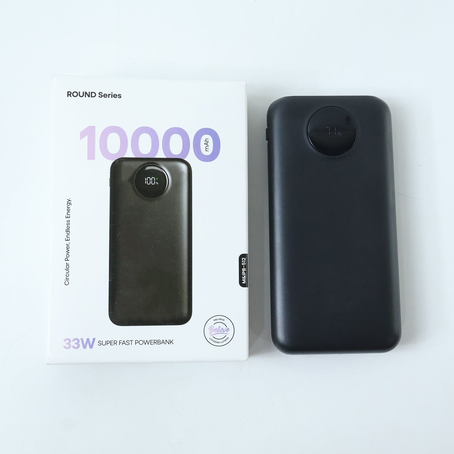 ALVENZA Power Bank – 10000mAh Capacity with 33W Fast Charging and Digital Display