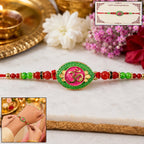 ALVENZA OM Symbol Rakhi – Elegant Designer Thread for Raksha Bandhan
