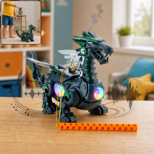 ALVENZA Walking Dinosaur Toy – Realistic Movements & Light Effects for Kids