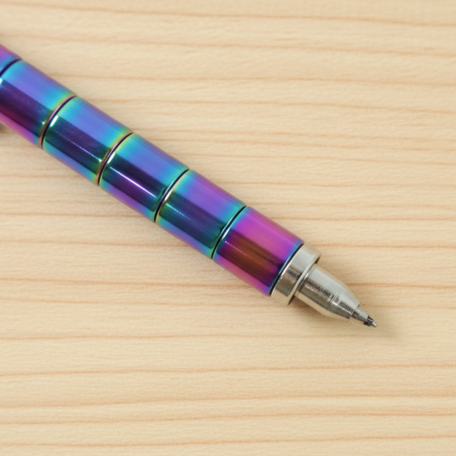 Magnetic Pen Fidget Spinner & Stress Relief Metal Pen | InkGlow - Detail View 8