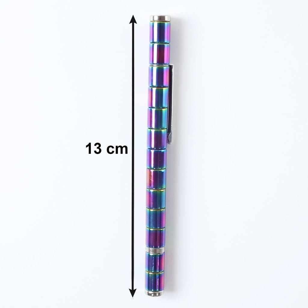 Magnetic Pen Fidget Spinner & Stress Relief Metal Pen | InkGlow - Detail View 6