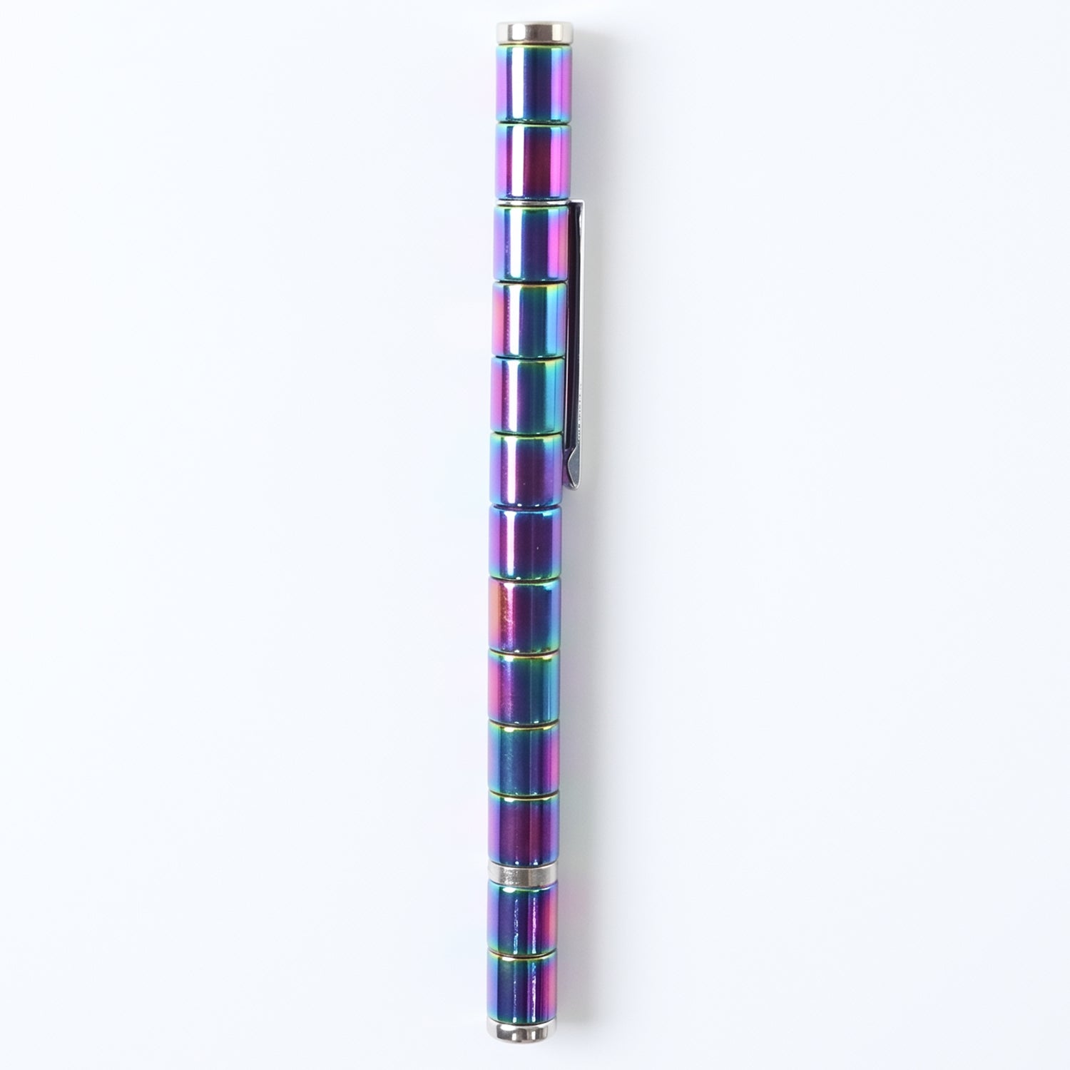 Magnetic Pen Fidget Spinner & Stress Relief Metal Pen | InkGlow - Back View
