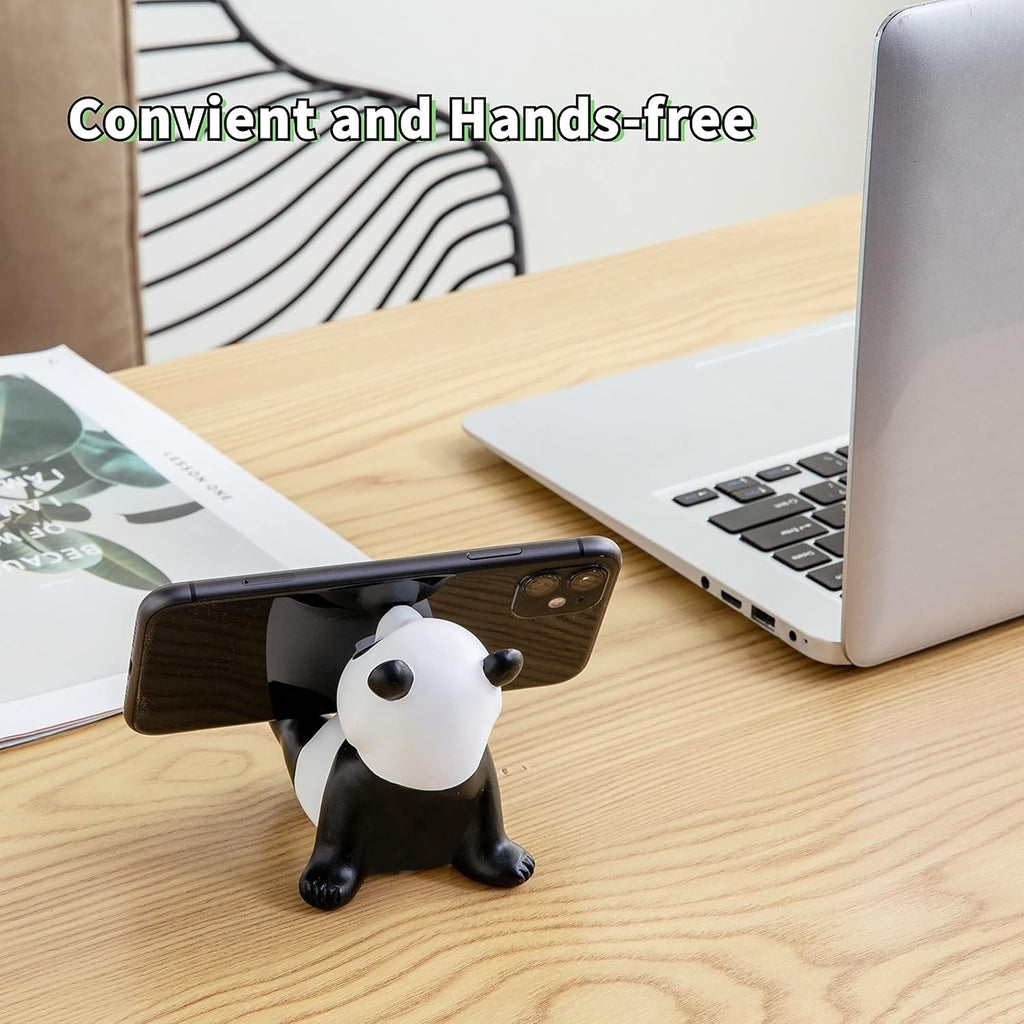 ALVENZA Panda Mobile Phone Stand Holder – Cute & Stable Desk Accessory