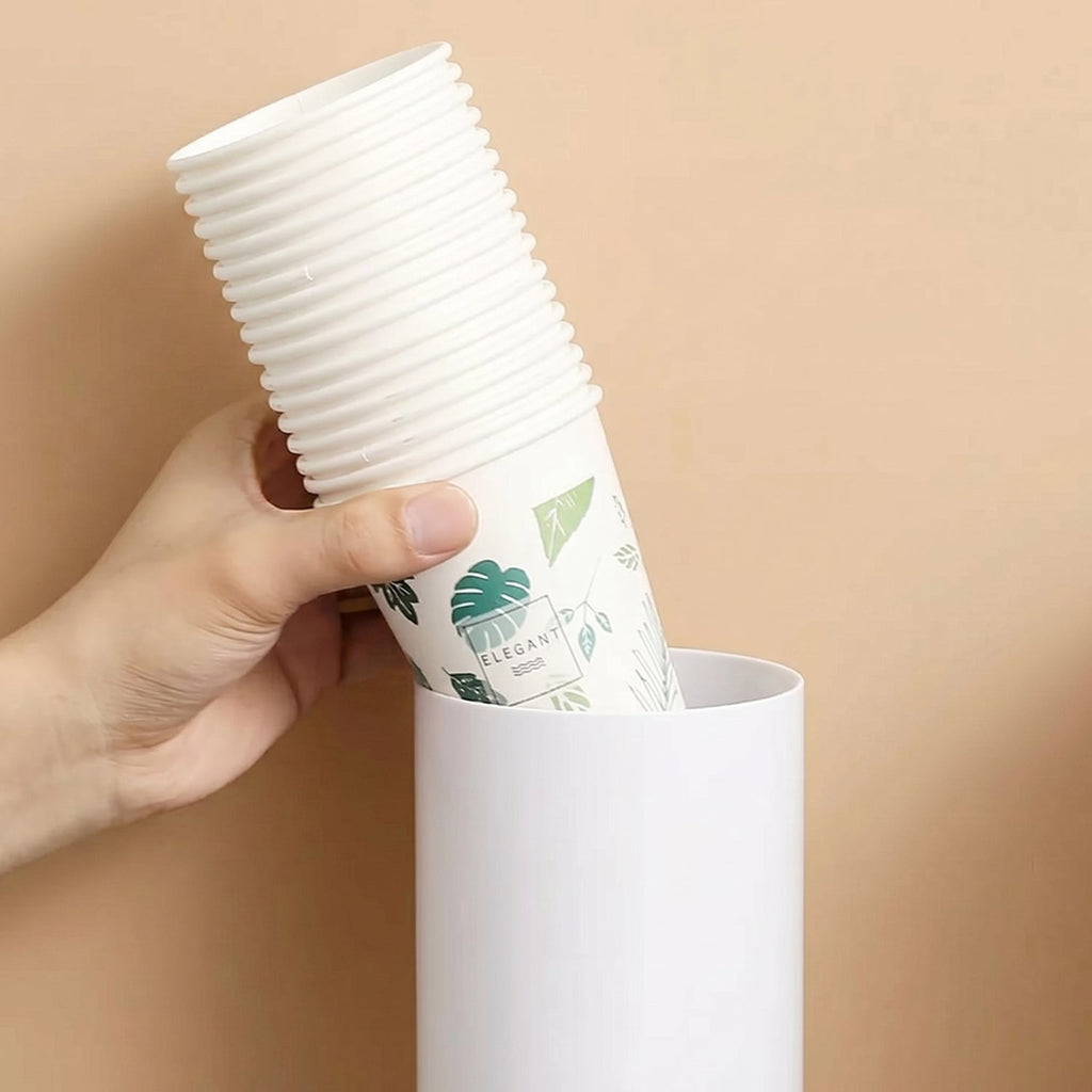 Wall Mounted Paper Cup Holder Space-Saving Dispenser for Hygiene - Detail View 5