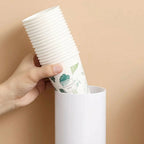 Wall Mounted Paper Cup Holder Space-Saving Dispenser for Hygiene - Detail View 5