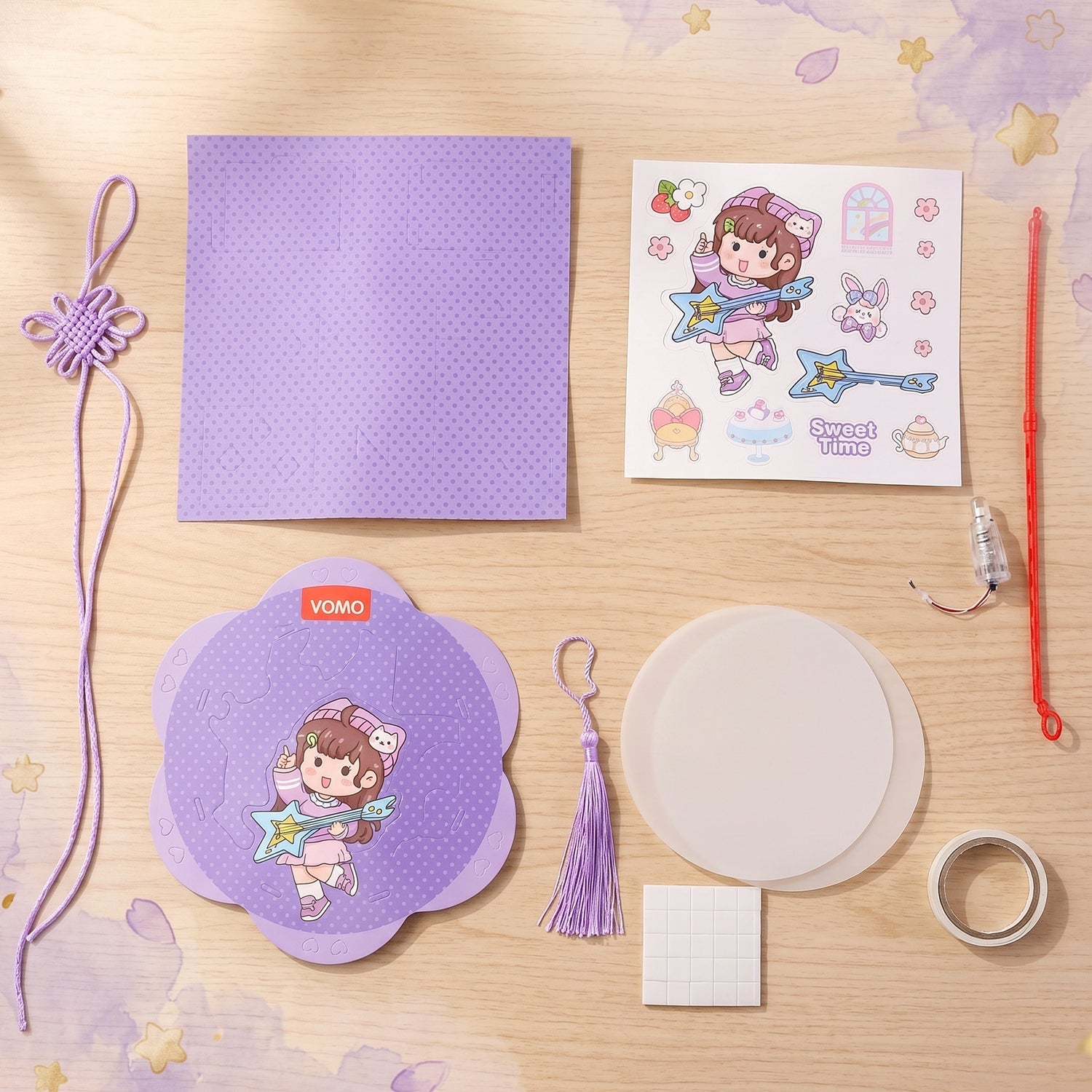 DIY Paper Lantern Craft Kit Fun & Creative Decor for Kids - Detail View 7