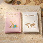 Travel Passport Holder Wallet Stylish Mix Design & Compact - Detail View 8