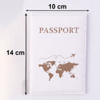 Travel Passport Holder Wallet Stylish Mix Design & Compact - Detail View 6