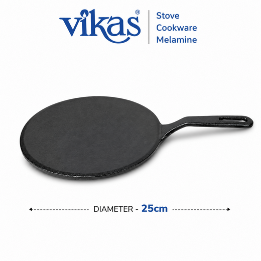 ALVENZA Cast Iron Roti Tawa – Even Heat & Durable for Perfect Rotis