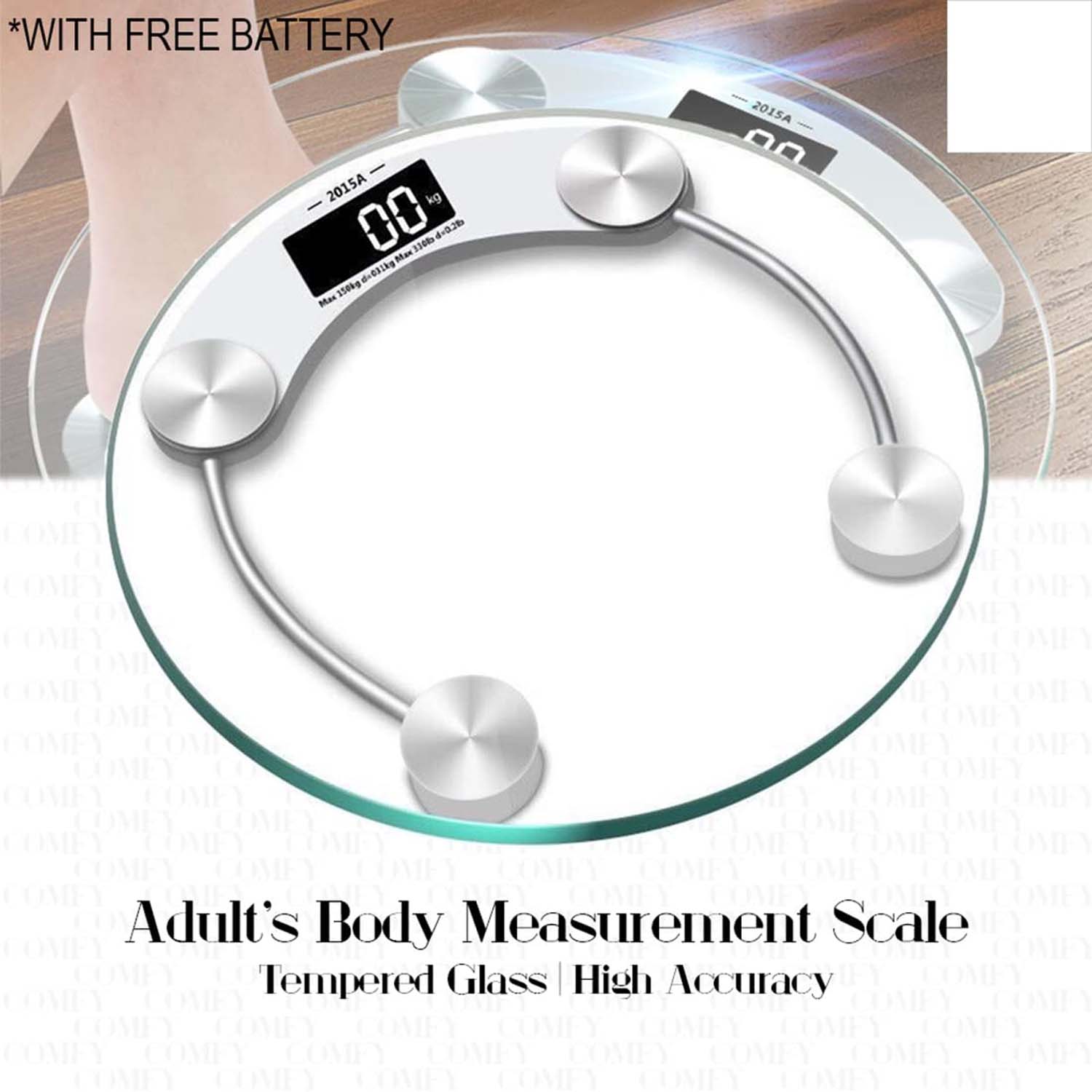 Digital Body Weight Scale – Accurate Fitness Monitoring up to 180 Kg