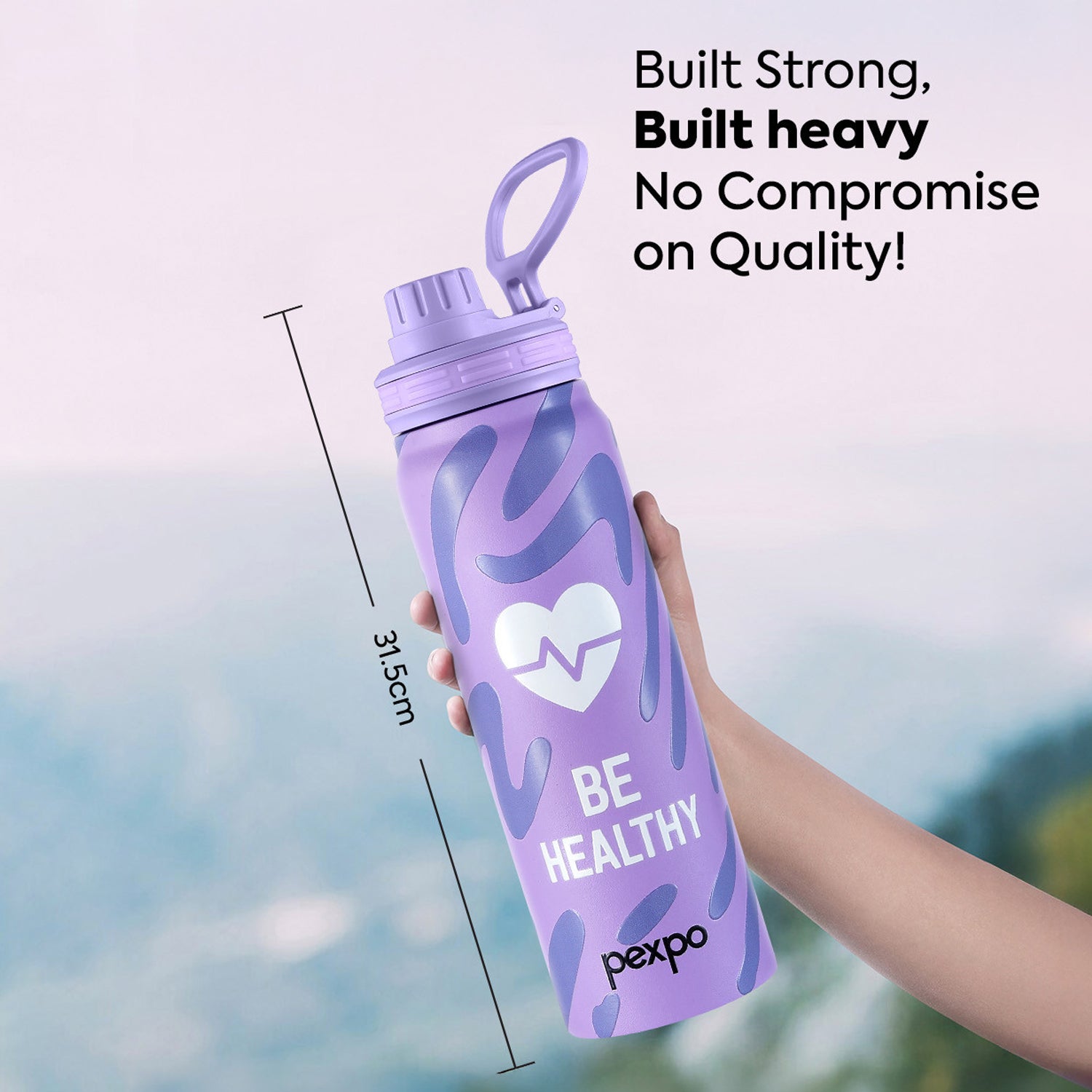 ALVENZA Stainless Steel Water Bottle – Leakproof & Insulated for Daily Use