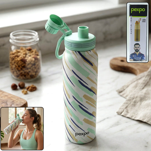 ALVENZA Stainless Steel Water Bottle – Leakproof & Large Capacity for Daily Use