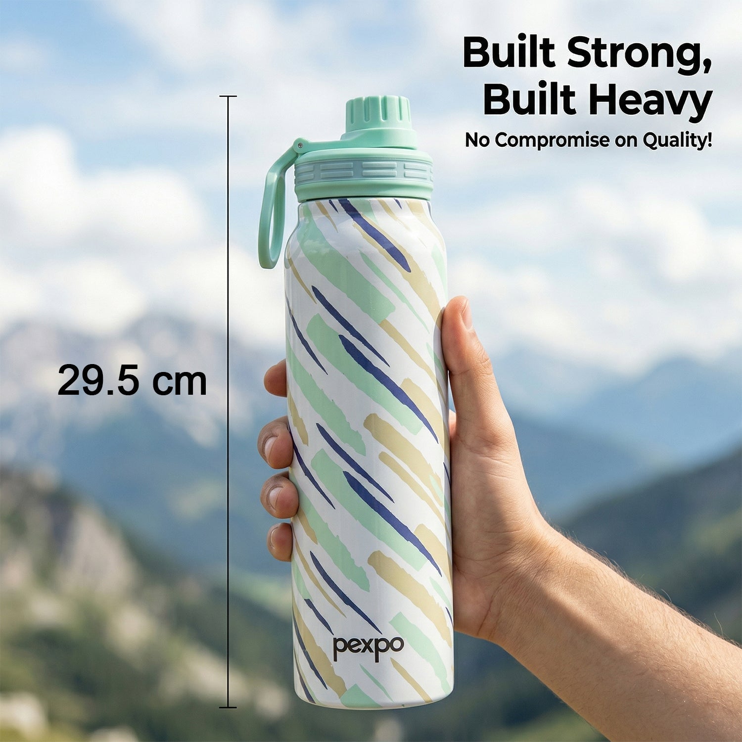 ALVENZA Stainless Steel Water Bottle – Leakproof & Large Capacity for Daily Use
