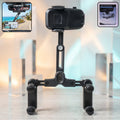 ALVENZA Car Rear View Mirror Phone Holder – 360° Adjustable & Retractable