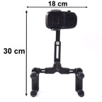 ALVENZA Car Rear View Mirror Phone Holder – 360° Adjustable & Retractable