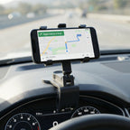ALVENZA Car Phone Holder – 360° Rotatable Dashboard Clip Mount