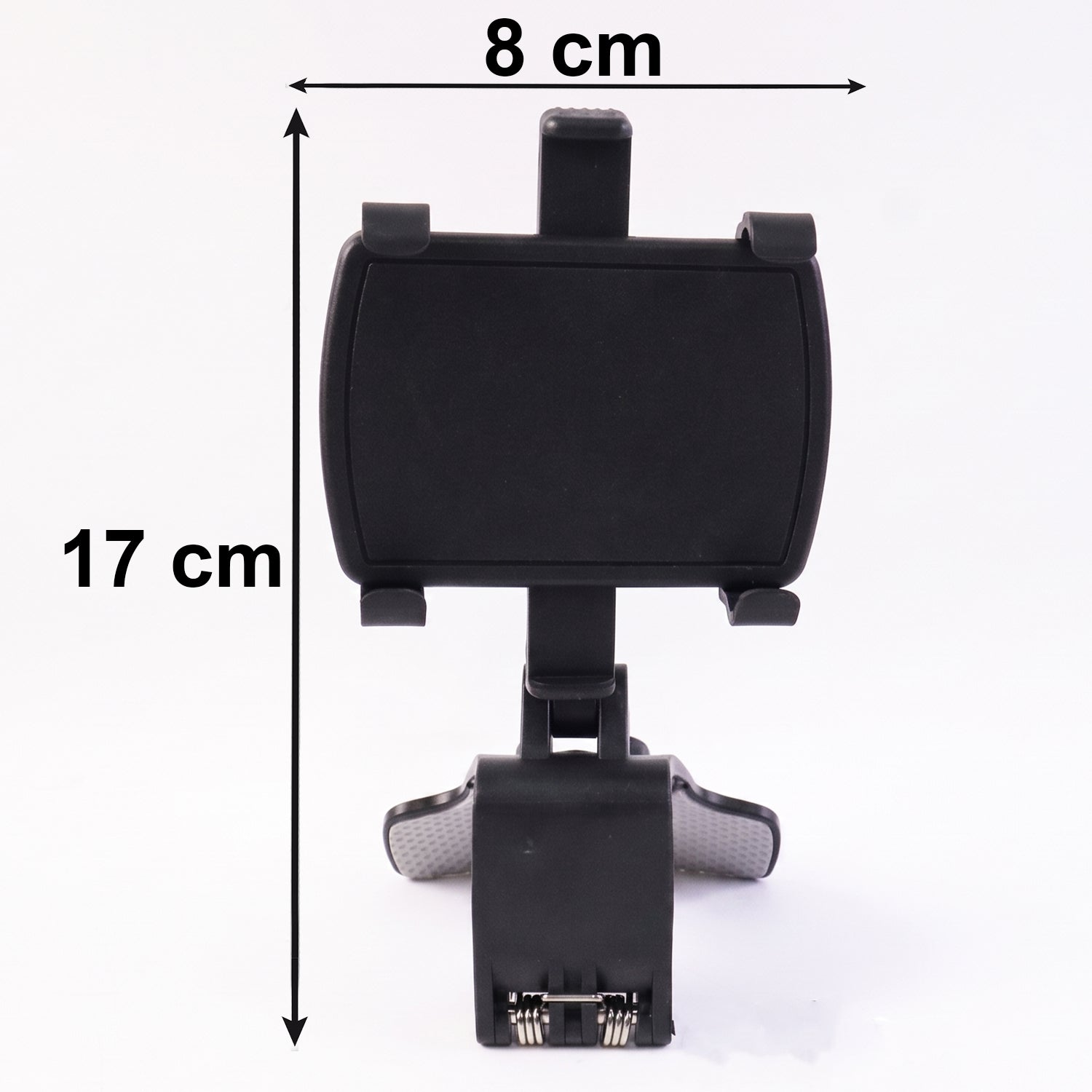 ALVENZA Car Phone Holder – 360° Rotatable Dashboard Clip Mount