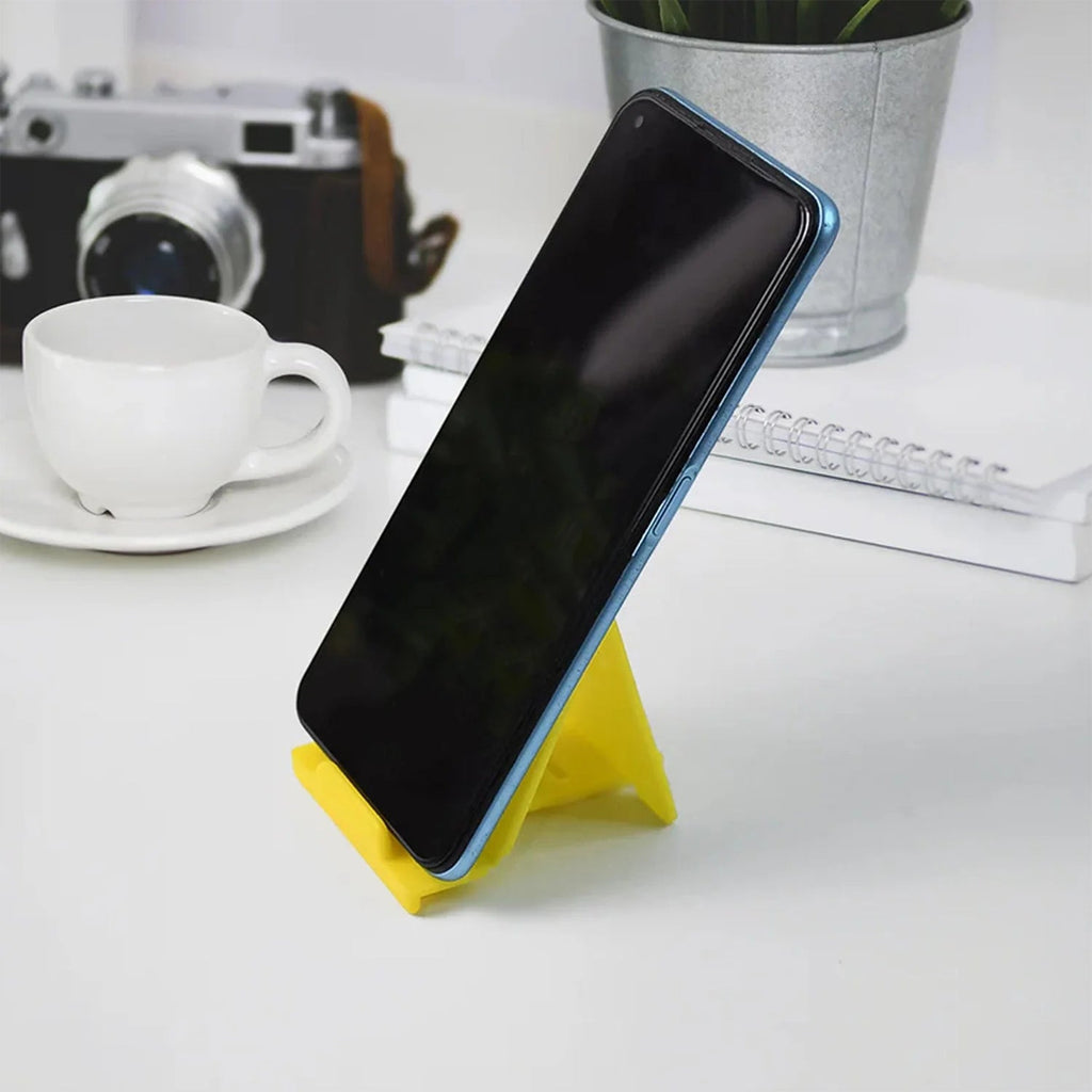 ALVENZA Mobile Phone Stand – Adjustable Foldable & Portable Plastic Holder
