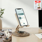 ALVENZA Adjustable Mobile Phone Stand – Sturdy & Compact Workspace Accessory