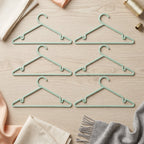 Plastic Clothes Hangers Non-Slip Design for Safe Grip and Organization - Front View
