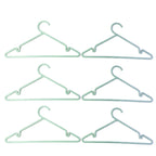 Plastic Clothes Hangers Non-Slip Design for Safe Grip and Organization - Back View